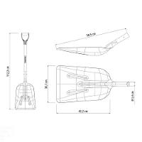 Pá Carvoeira 481-20 Em Aço Com Cabo De Madeira 71 Cm Com Empunhadura Plástica Reta Ergonô - 2