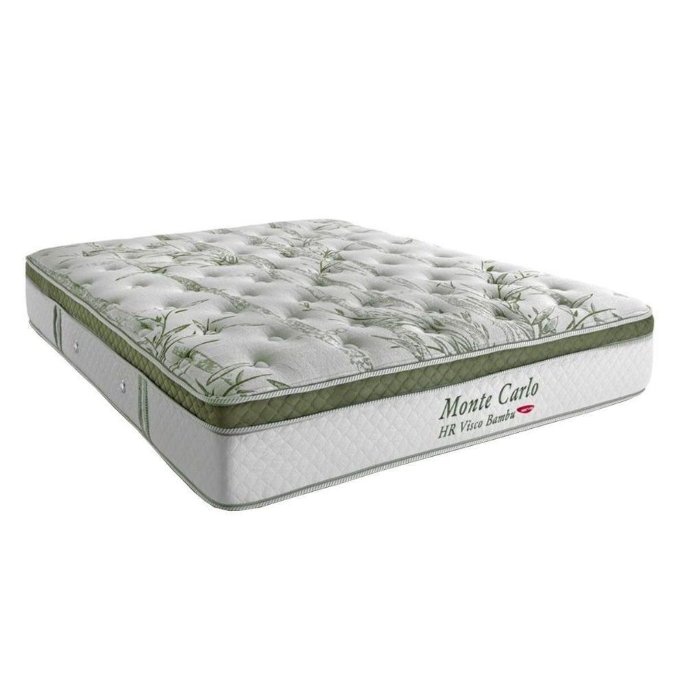 Colchão King Espuma Visco Molas Ensacadas MasterPocket Monte Carlo Euro Pillow (193x203x33) - Herval - 1