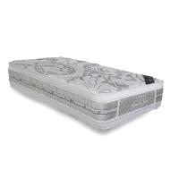 Colchão Solteiro Espuma Látex Molas Ensacadas Pocket Super Luxo Double Face Euro Pillow (88x188x36) - Castor - 1