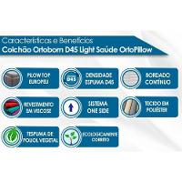 Colchão Solteiro Espuma D45  Light (88x188x17) - Ortobom