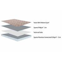 Colchão Solteiro Espuma D33  Cannes Double Face (88x188x25) - Herval