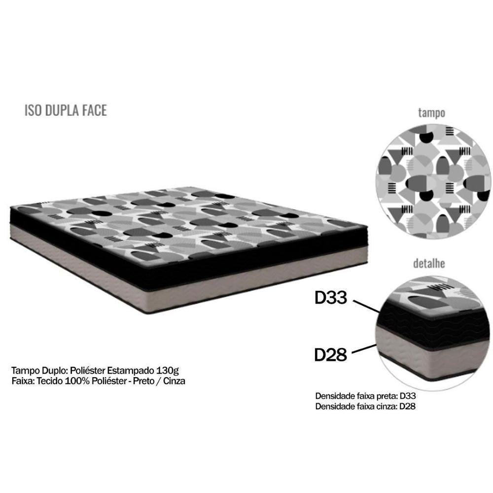 Colchão Viúva D33 / EP  / Anatômico ISO 100 Ultra Firme  Double Face (108x198x20) - Ortobom - 3