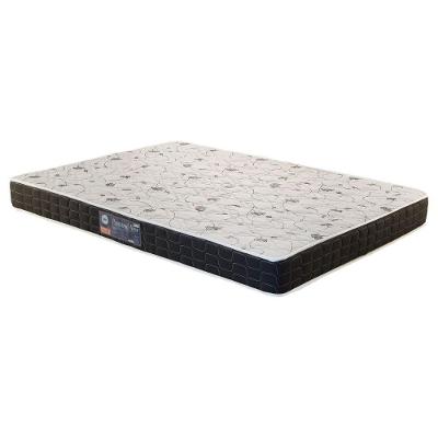 Colchão Casal Espuma Ortopédico Pantanal Thierry 138x188cm D28 Claro estampado e faixa escura