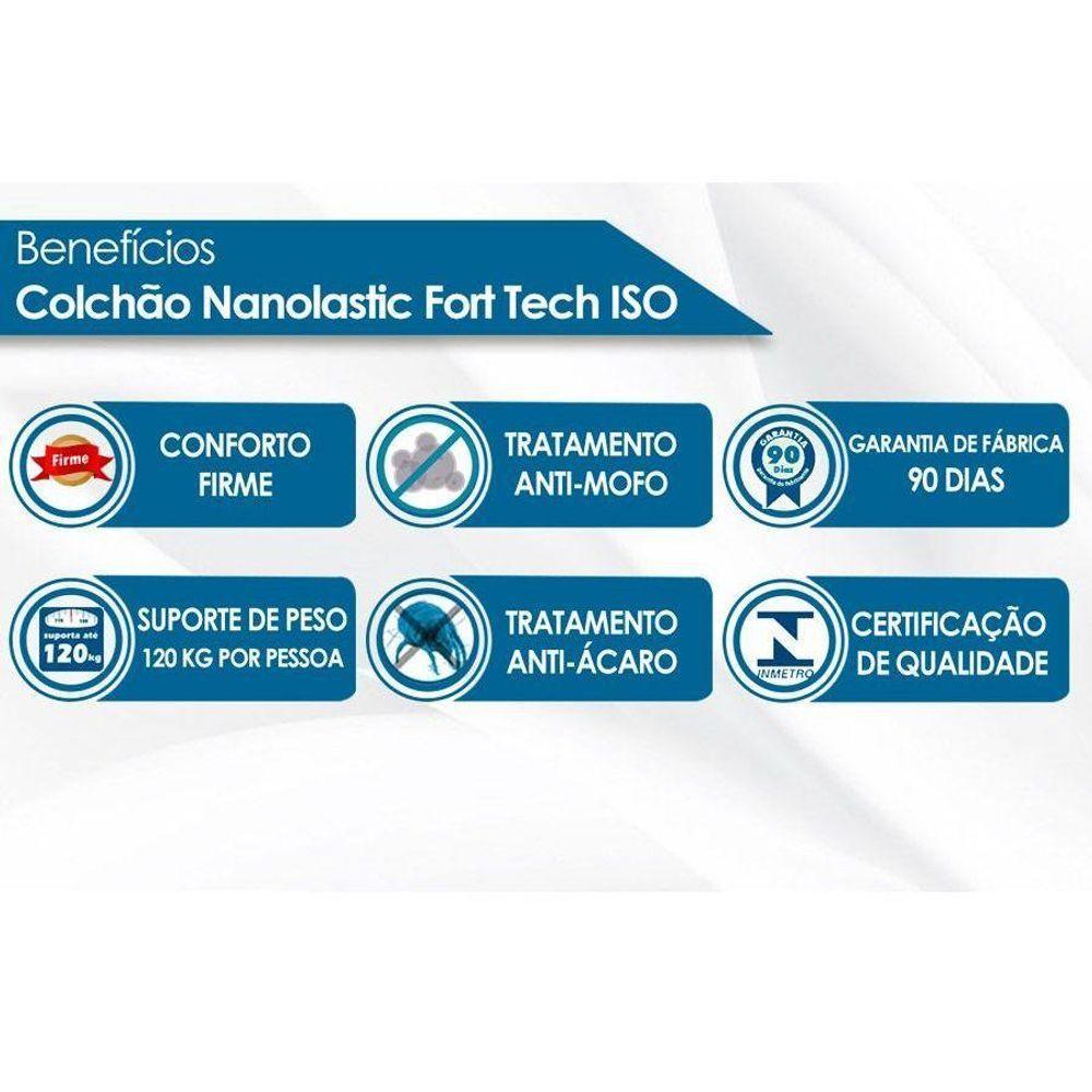 Colchão Viúva Molas Nanolastic  ISO Ortopillow (108x198x25) - Ortobom - 7