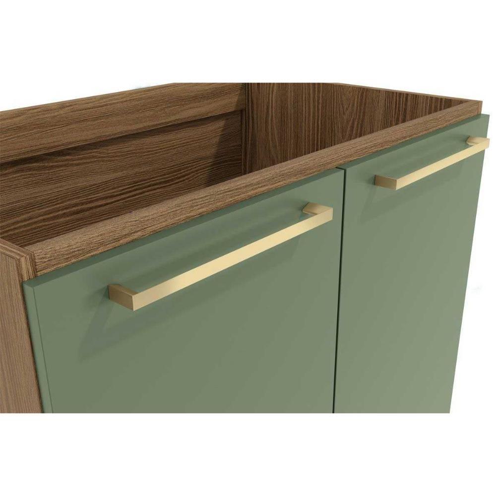 Gabinete De Cozinha Modulado Balcão Botanic M623 2 Portas C-tampo 80cm Nogueira-fendi-nogueira - Kappesberg - 5