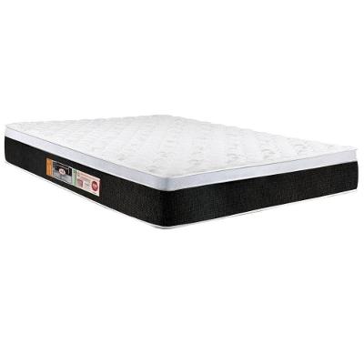 Colchão Casal Black White Air Euro Pillow Espuma D45 23cm Colchões Castor