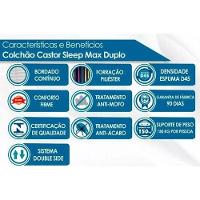 Colchão Casal Espuma D45  Sleep Max (138x188x18) - Castor - 2