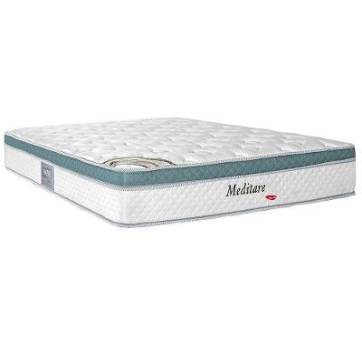 Colchão Queen Molas Ensacadas Masterpocket Meditare Euro Pillow Herval