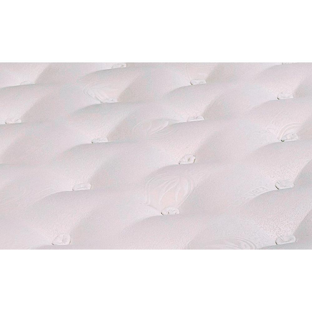 Cama Box Baú Solteiro: Colchão Molas Pocket Ensacadas Castor  Kingdom Aloe Vera + Base CRC Courano White(88x188) - 4