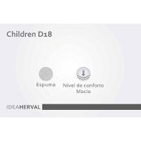 Colchão p/Berço D18 Children Infantil - 70x130x10 - Herval