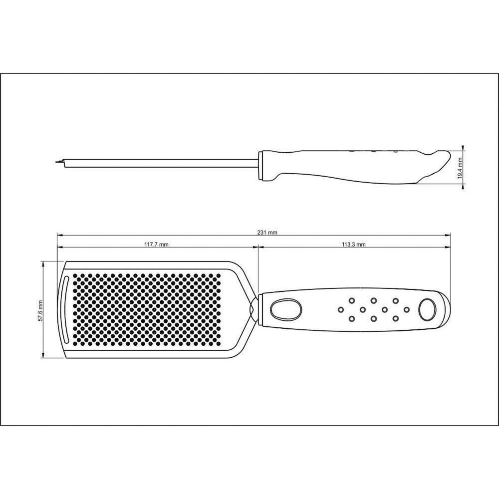 Mini-ralador Tramontina Utilitá Em Aço Inox Com Cabo De Polipropileno Vermelho Tramontina - 2