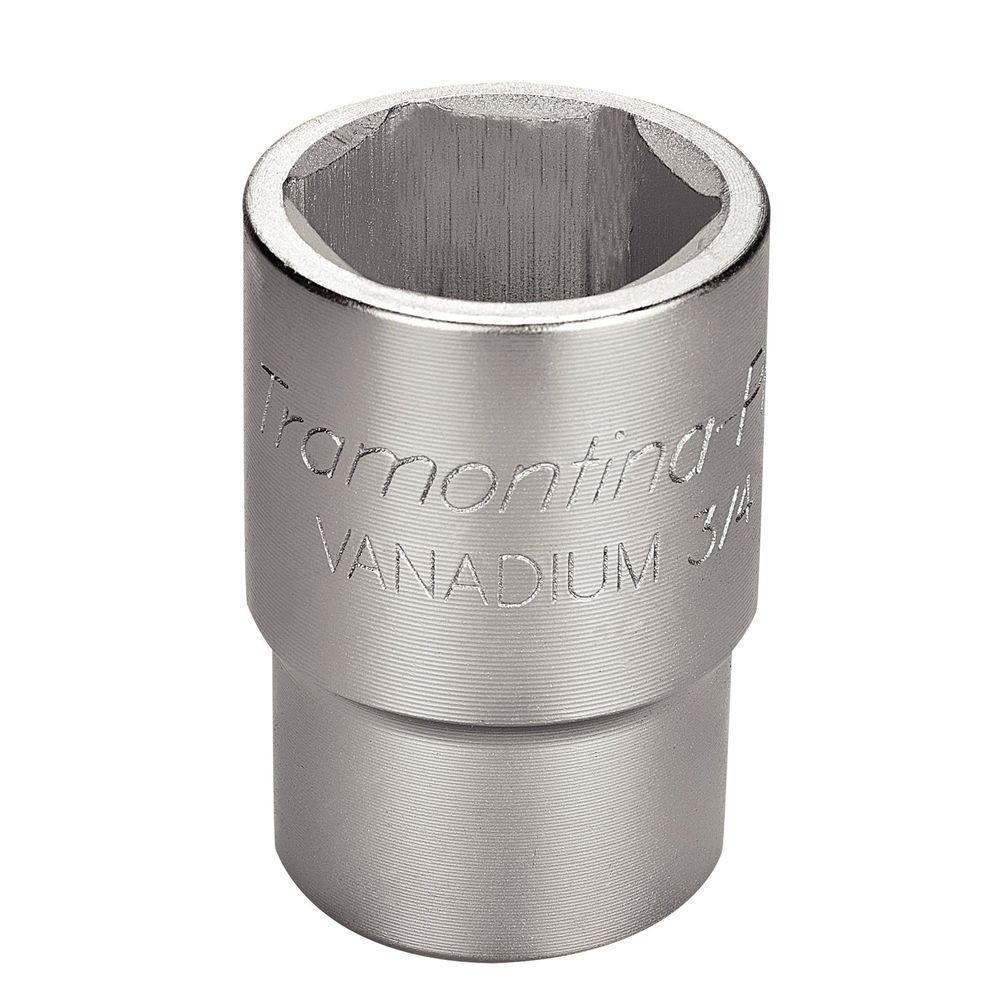 Soquete Sextavado Em Aço Cromo Vanádio 30 Mm - Encaixe 3/4" Tramontina Pro Tramontina - 1
