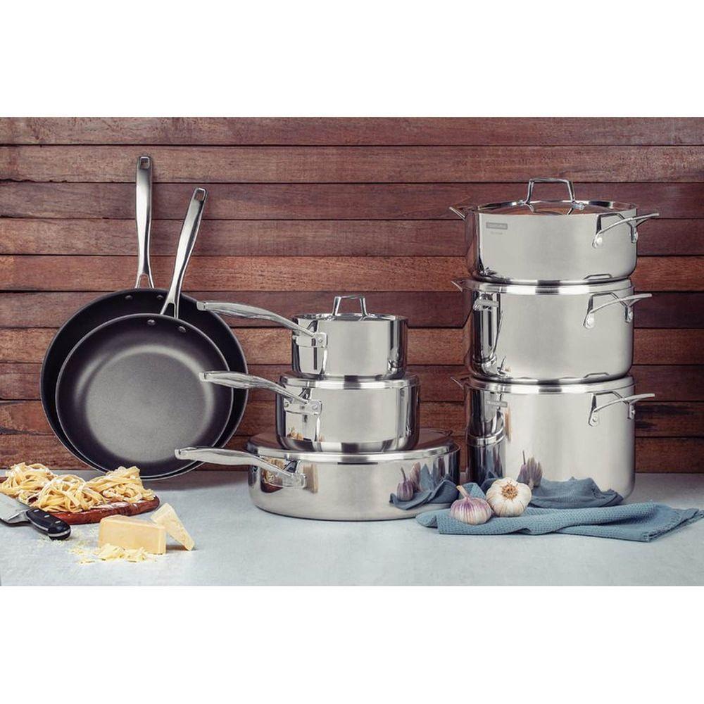 Panela Tramontina Grano Em Aço Inox Corpo Triplo Com Tampa E Cabo 20 Cm 3,1 L Tramontina - 6