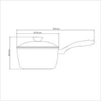 Panela Lyon Em Alumínio Forjado Com Revestimento Interno Antiaderente Starflon E Externo