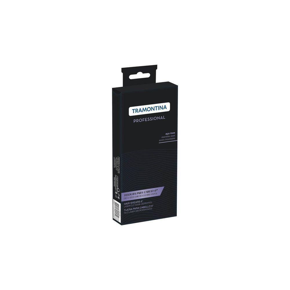 Tesoura Para Cabelo Tramontina Em Aço Inox Com Fio Laser 6" Tramontina - 5