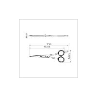 Tesoura Para Cabelo Tramontina Em Aço Inox Com Fio Laser 6" Tramontina - 7