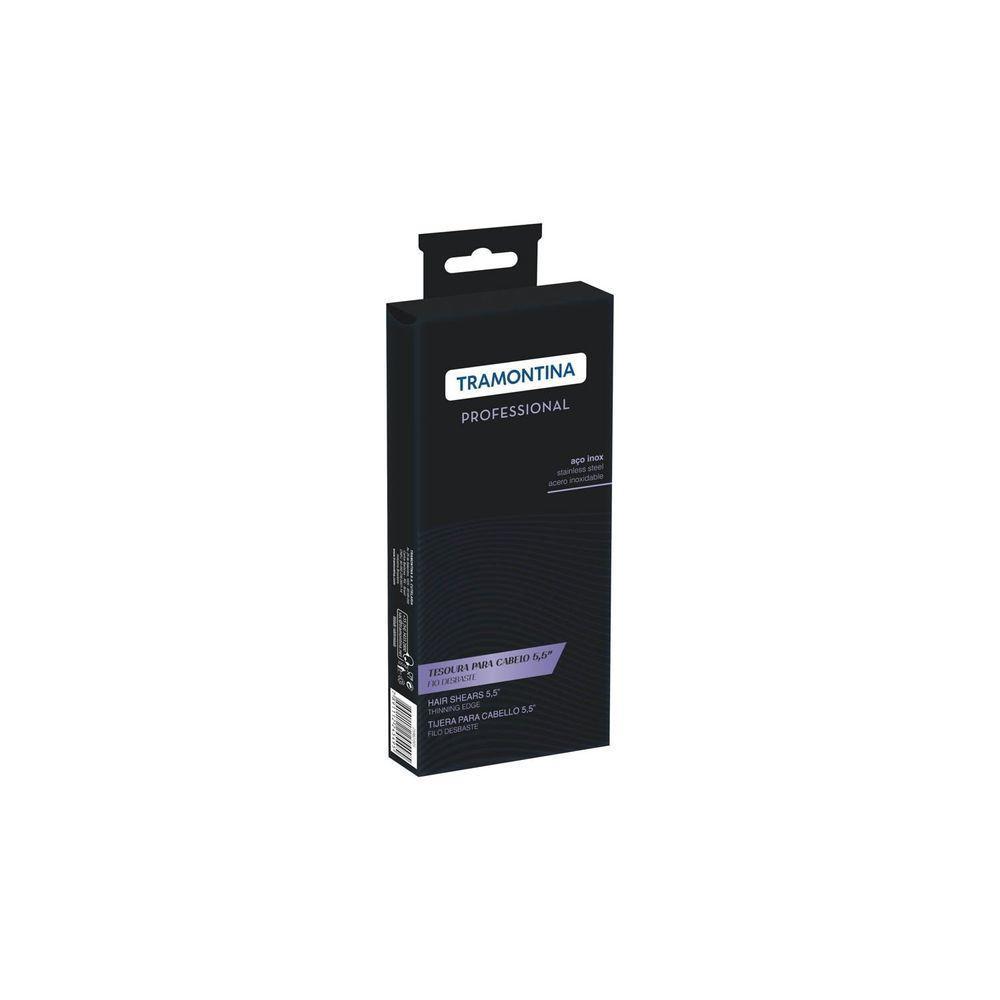 Tesoura Para Cabelo Tramontina Em Aço Inox Com Fio Desbaste 5,5" Tramontina - 3