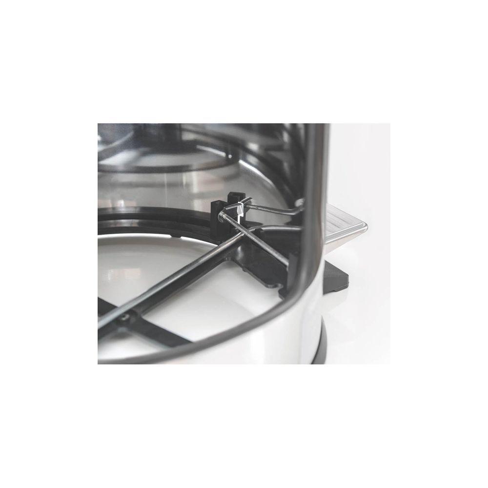 Lixeira Inox Com Pedal Brasil Com Acabamento Polido E Balde Interno Removível 12 L - 2