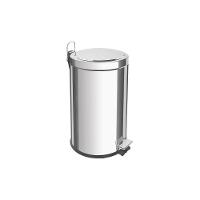 Lixeira Inox Com Pedal Brasil Com Acabamento Polido E Balde Interno Removível 12 L - 1