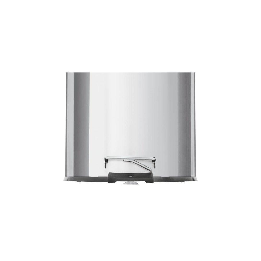 Lixeira Inox Com Pedal Brasil Com Acabamento Polido E Balde Interno Removível 20 L - 6