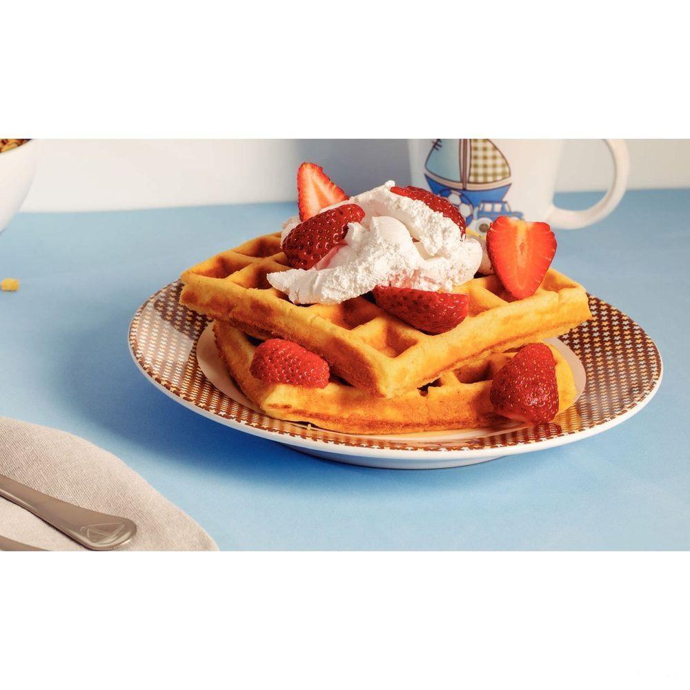 Prato Infantil De Cerâmica Azul Estampado Menino Desenhado Cerâmico Para Crianças Masculino - 2