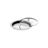 Prato Fundo Tramontina Ciclo Em Aço Inox Com Tampa De Vidro 39 Cm Tramontina - 1