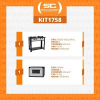 Fogão Industrial Com Forno 2 Bocas Duplas Bravo Br2bf Cinza - Venâncio - 3