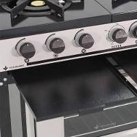 Fogão Industrial Com Forno 2 Bocas Duplas Bravo Br2bf Cinza - Venâncio - 4