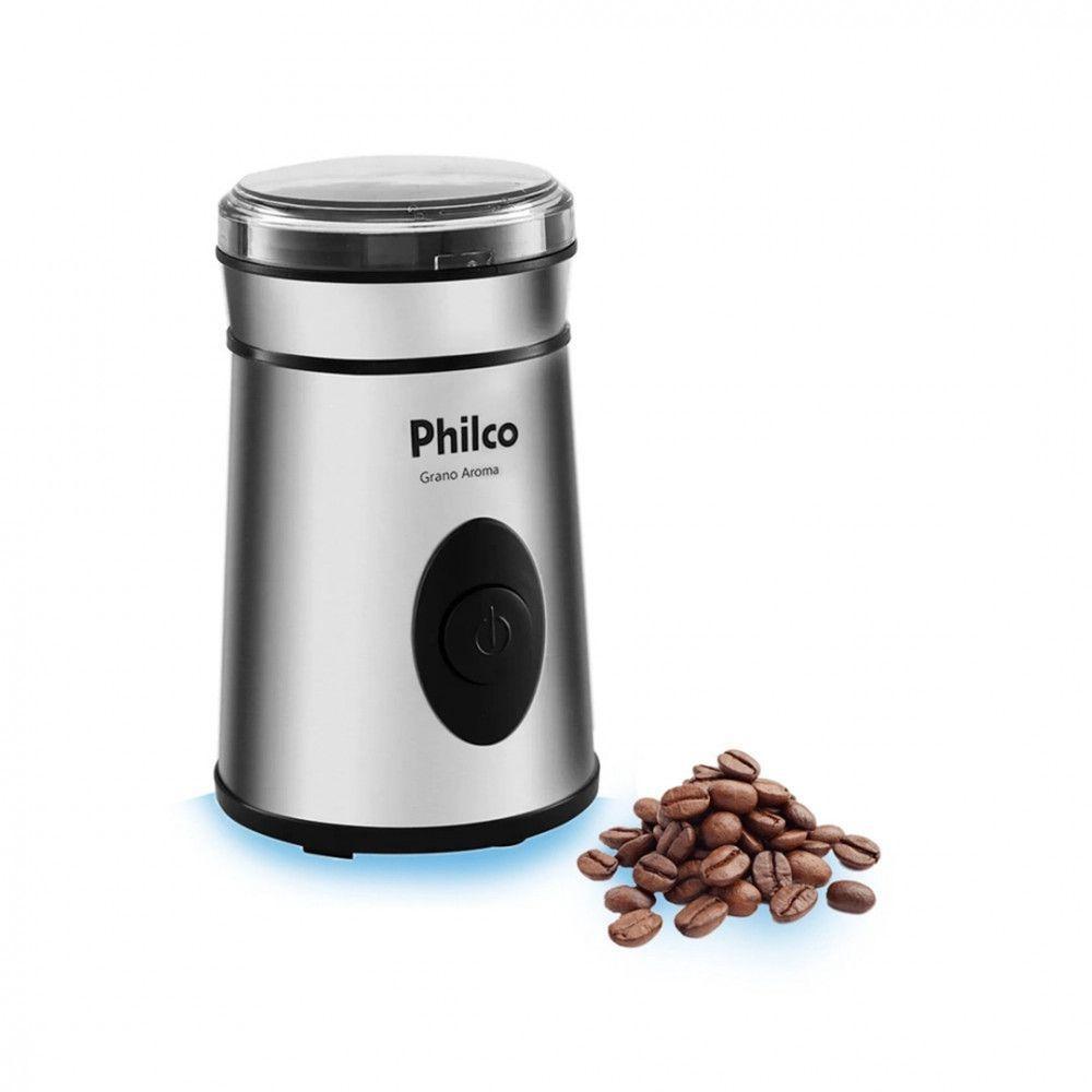 Moedor De Café Philco Grano Aroma Pmc01i Inox 127v - 2