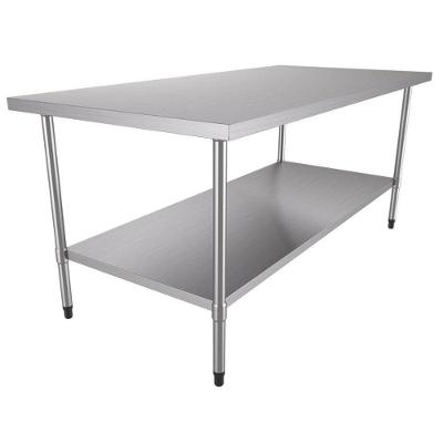 Bancada De Apoio Total Inox 1,90m X 0,90m Bai 1900/900 - Metalcubas