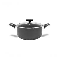 Caçarola Com Tampa 20 Cm 2,7 L Antiaderente Mineral Resist Cinza Linha Ceramic Life Preserve Cinza - 1