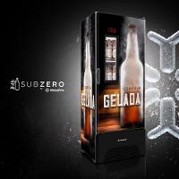 Visa Cooler 220v Cervejeira Porta Com Visor 497 Litros Adesivada Gelada Vn50af Optima 220v - 5