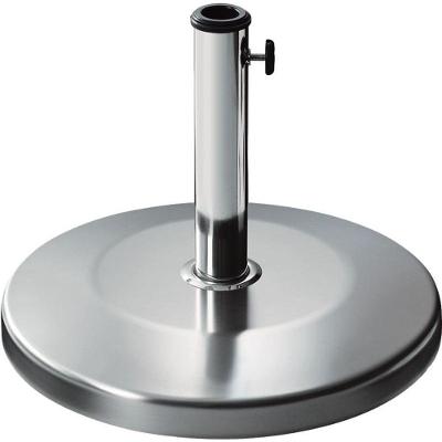 Base Ombrellone Em Inox Redonda 25Kg Bel Lazer