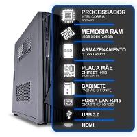 Computador Desktop, Intel Core I3 7º Geração, 16gb Ram, Hd Ssd 480gb, Conexões Usb/vga/hdmi/lan/som - 3