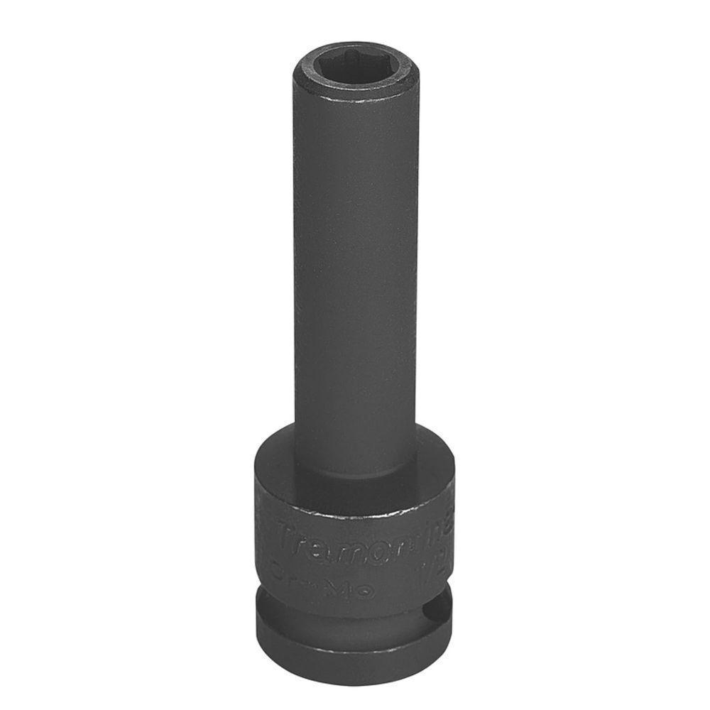 Soquete De Impacto Sextavado Longo Em Aço Cromo Molibdênio 11 Mm - Encaixe 1/2'' Tramontina - 1