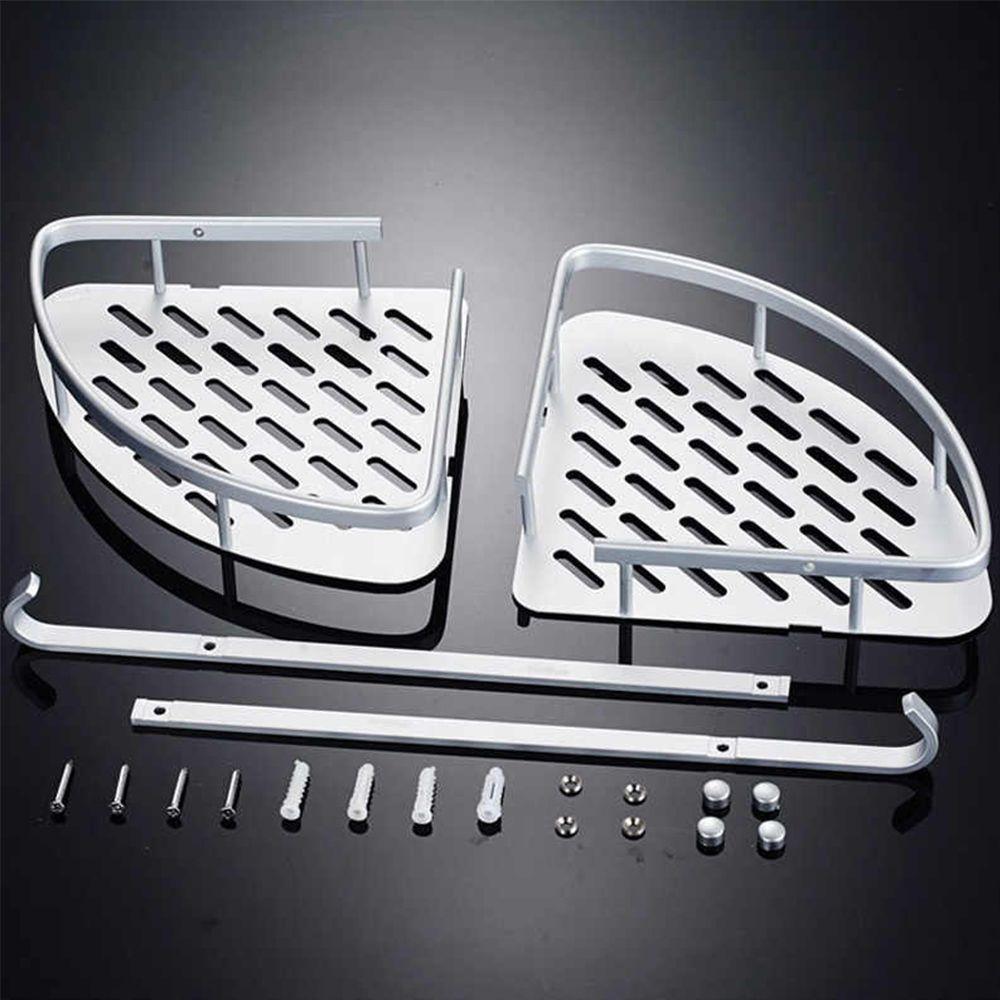 Suporte De Shampoo Aluminio Sabonete Rack De Banheiro Prateleiras Parede - 3