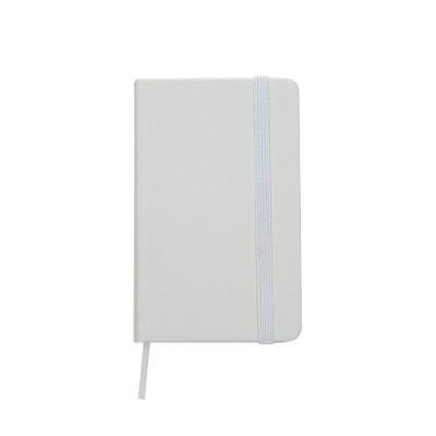 Caderneta Tipo Moleskine Agenda Escrever Estudar 13X8 Bolso Branco