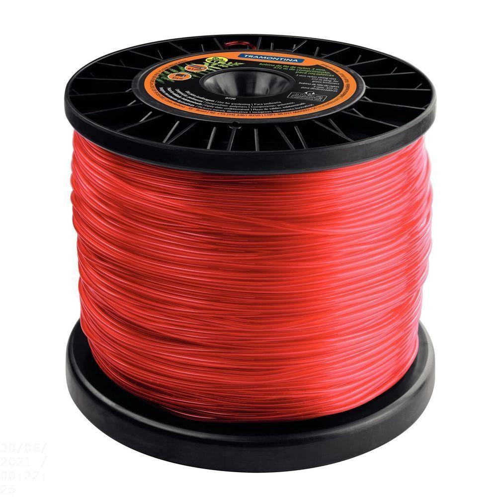 Bobina De Fio De Nylon 3 Mm Tramontina Para Roçadeira Com 372 M De Comprimento Tramontina - 1