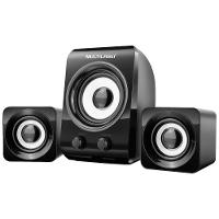 Caixa De Som Multimadia 2.1 8w+3w Rms Preto Sp172 - 1