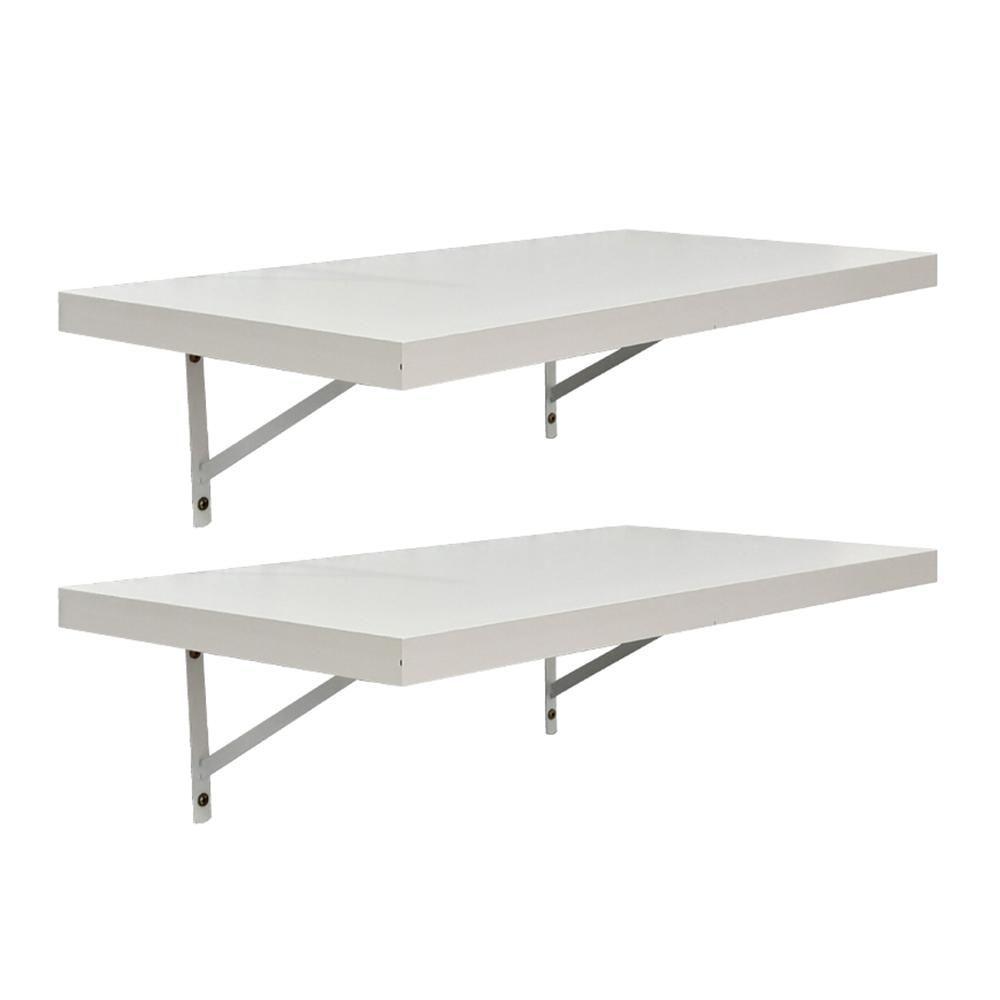 Kit 2 Prateleiras 40 x 25cm Branco Espessura 25mm - 3