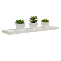 Prateleira 80 x 15cm Branco Espessura 25mm Invisível - 2