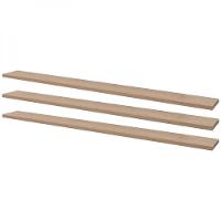 Kit 3 Prateleiras 100 X 25cm Carvalho Com Mão Francesa - 2