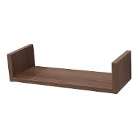 Prateleira U 40 X 20cm Nogal Suporte Invisível - 1