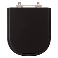 Assento para Vaso Sanitário Fiori Flox Preto em Resina - 1