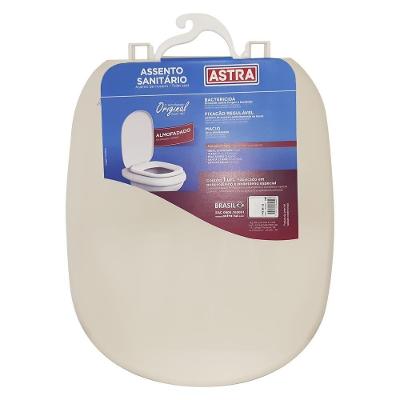 Assento Sanitário Almofadado Astra Sabatini Palha Icasa