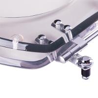 Tampa De Vaso Decorada Borboletas Sabatini Bege Vaso Icasa - 3