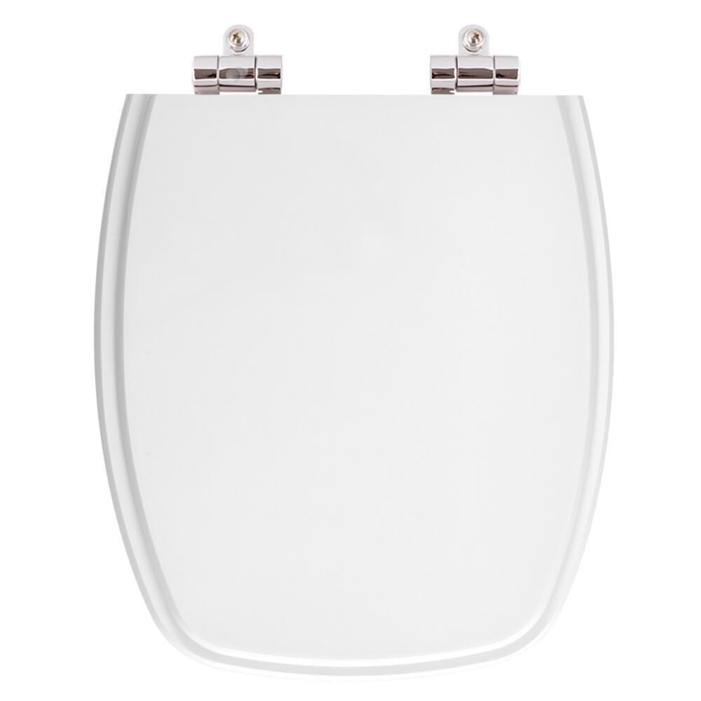 Tampa Vaso Sanitário Com Amortecedor Branco Para Bacia Fiori - 1