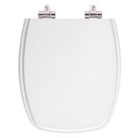 Tampa Vaso Sanitário Com Amortecedor Branco Para Bacia Fiori - 1