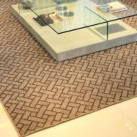 Tapete Carpete Elegante Trama 1,50 X 2,00 Titulos Cor Marrom - 5