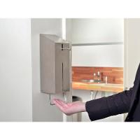 Dispenser De álcool Gel E Sabão Líquido 500 Ml Em Aço Inox Com Acabamento Escovado - 3